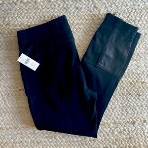 Anthropology accent leather tights